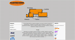 Desktop Screenshot of elektro3000.cz