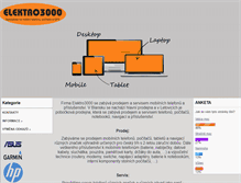 Tablet Screenshot of elektro3000.cz
